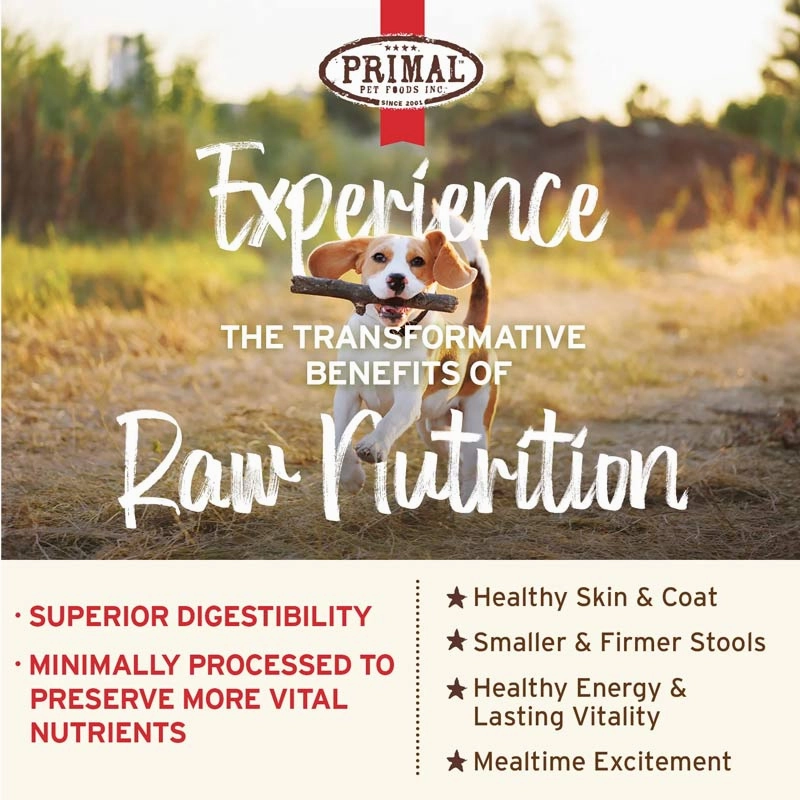 PRIMAL Pronto Frozen Raw Scoopable Chicken Recipe for Dogs