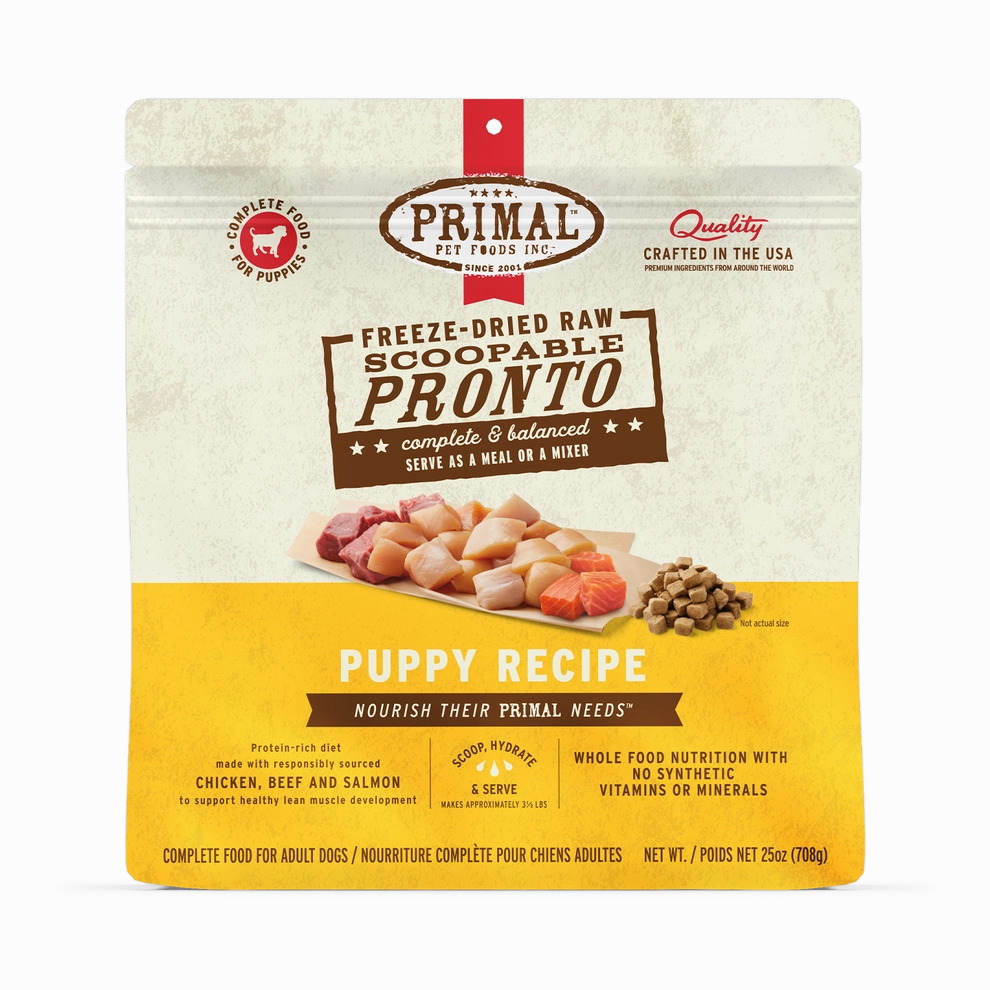 Primal Pronto Puppy Recipe Freeze-Dried Raw Dog Food