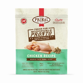 Primal Pronto Raw Frozen Chicken Dog Food