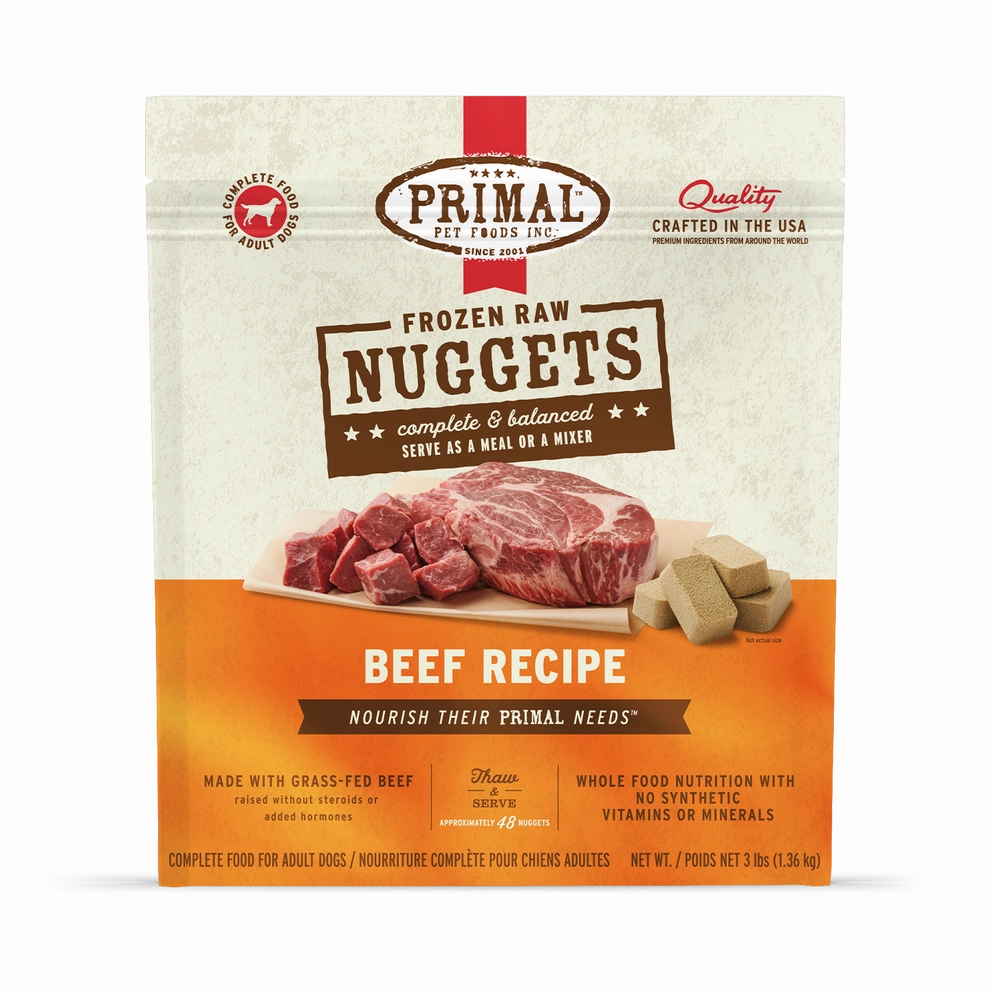 Primal Raw Frozen Beef Formula For Dogs