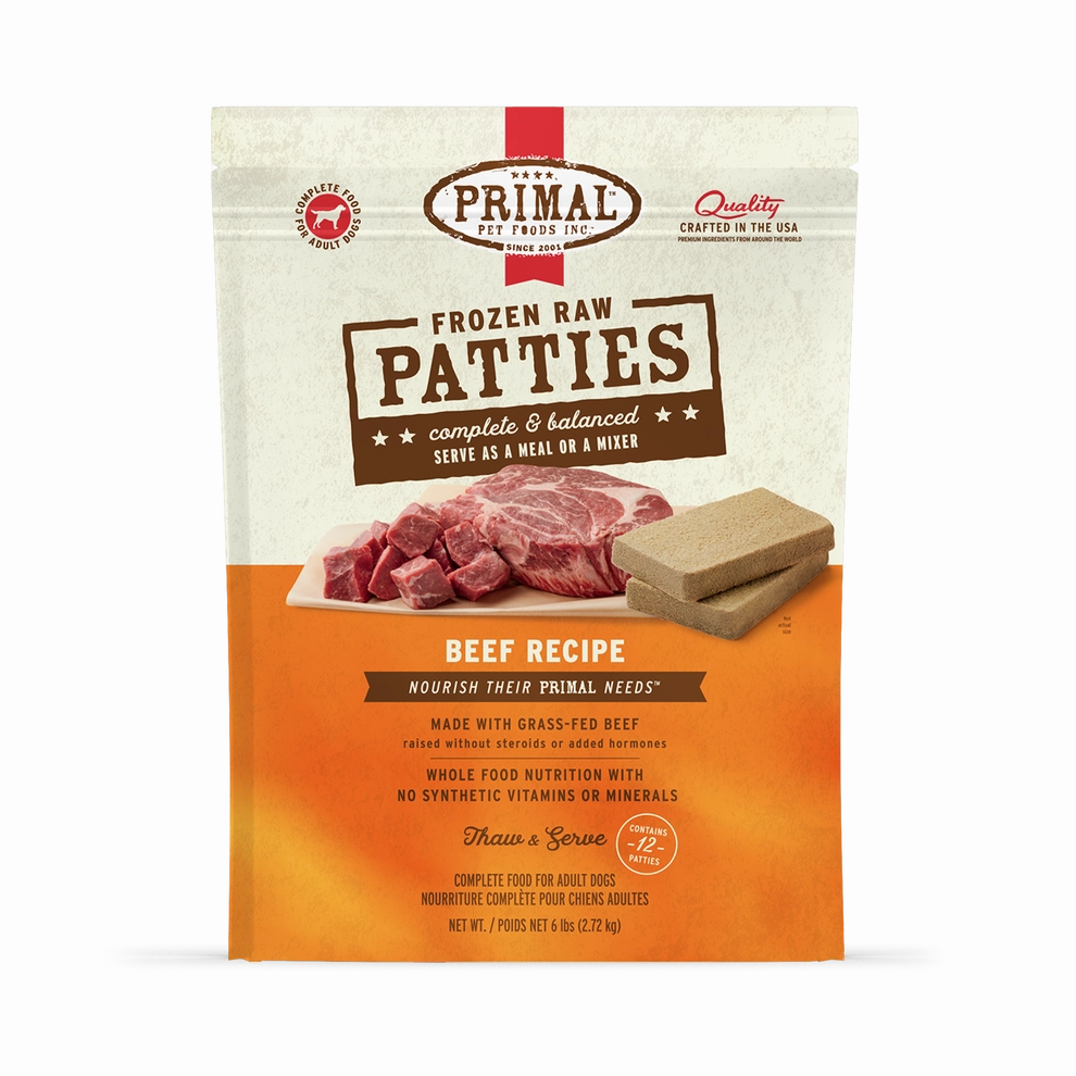 Primal Raw Frozen Beef Formula For Dogs
