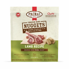 Primal Raw Frozen Lamb Formula For Dogs