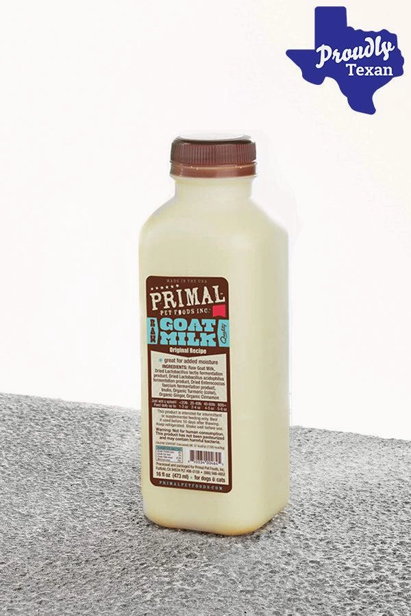 Primal Raw Goat's Milk Frozen Supplement for Pets