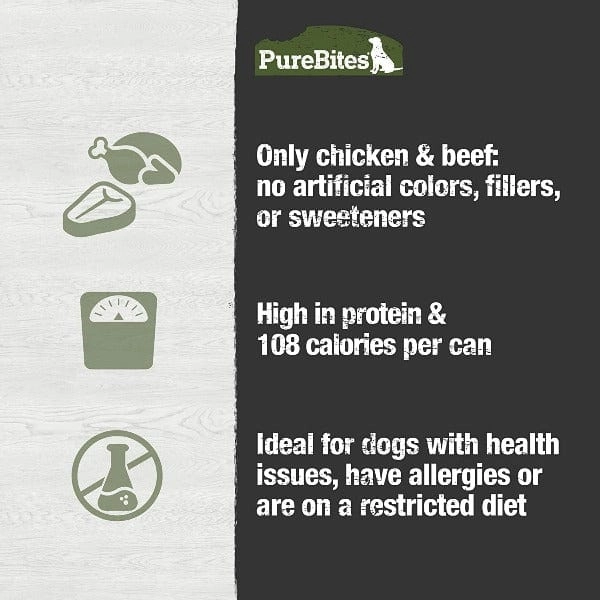 PureBites Pure Protein Chicken & Beef Pt for Dogs