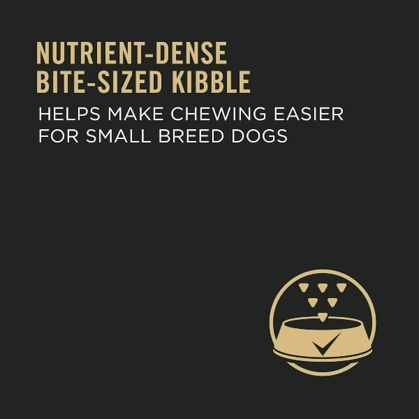 Purina Pro Plan Adult Small Breed Chicken & Rice Formula Dry Dog Food, 18lb