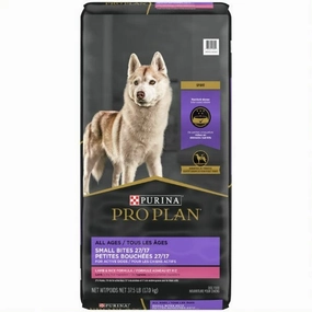 Purina Pro Plan Adult Sport 27/17 Small Bites Lamb & Rice Dry Dog Food, 37.5lb