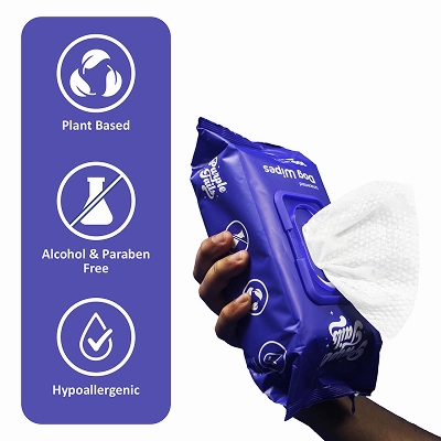 Purple Tails Canada Unscented Wipes for Dogs