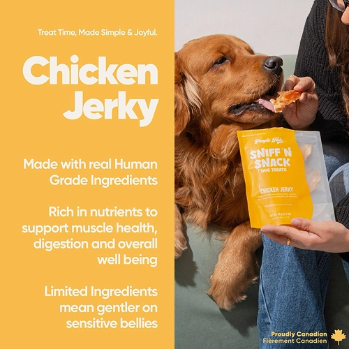 Purple Tails Sniff N Snack Chicken Jerky Dog Treat