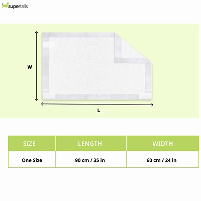 Purple Tails Training Pads for Dogs (90x60 cm)