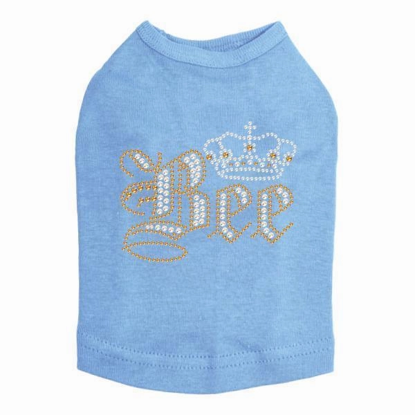 Queen Bee Rhinestone Dog Tank