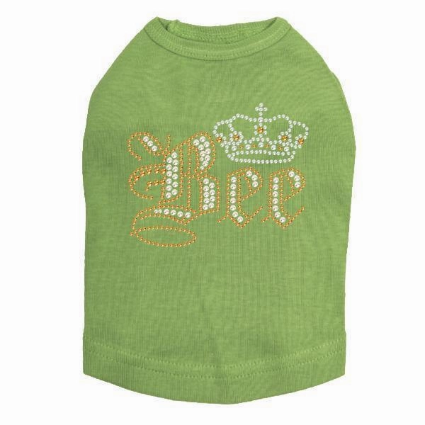 Queen Bee Rhinestone Dog Tank