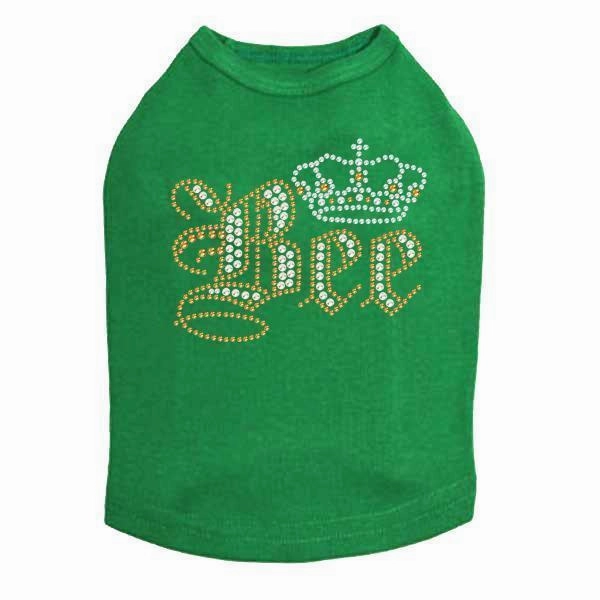 Queen Bee Rhinestone Dog Tank