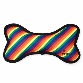 Rainbow Bone Dog Toy
