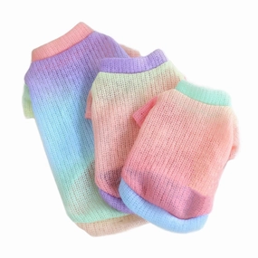 Rainbow Dog Sweater Medium