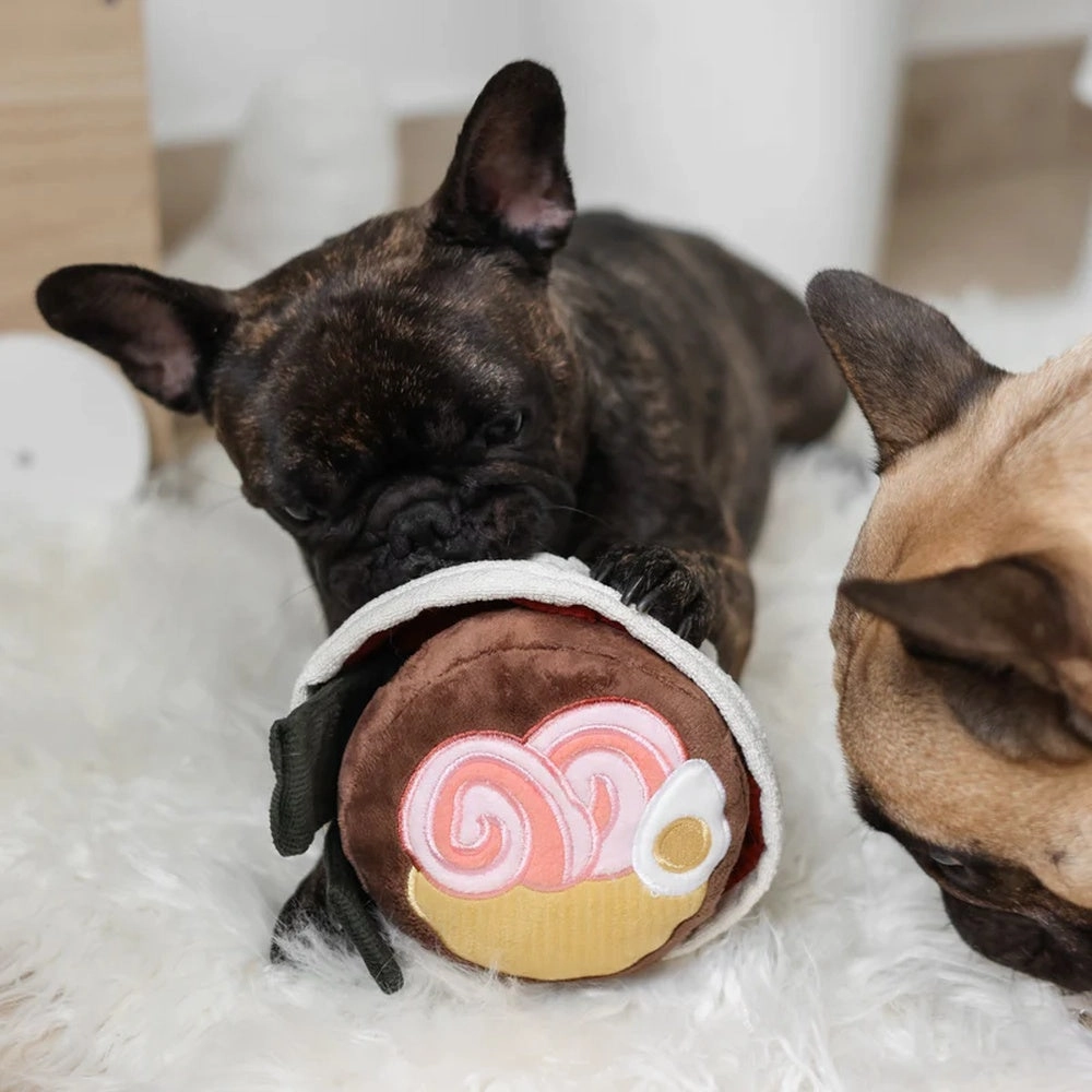 Ramen Snuffle   Squeaky Dog Toy