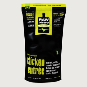 RAW BISTRO Frozen Raw Free-Range Chicken Entre for Dogs