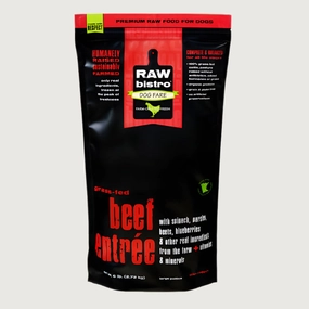RAW BISTRO Frozen Raw Grass-Fed Beef Entre for Dogs