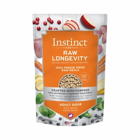 Raw Longevity Freeze Dried Raw Meals - Rabbit Dog Food
