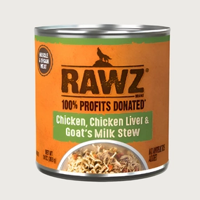 RAWZ Chicken, Chicken Liver & Goat's Milk Stew for Dogs