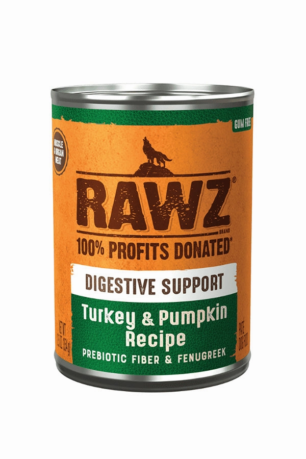 Rawz Digestive Turkey and Pumpkin Pate Canned Dog Food