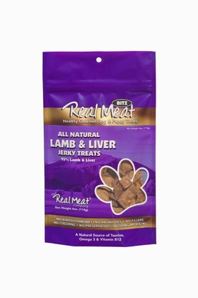 Real Meat Lamb and Liver Bitz Jerky Treats