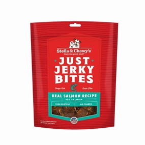 Real Salmon Jerky Bites Dog Treats