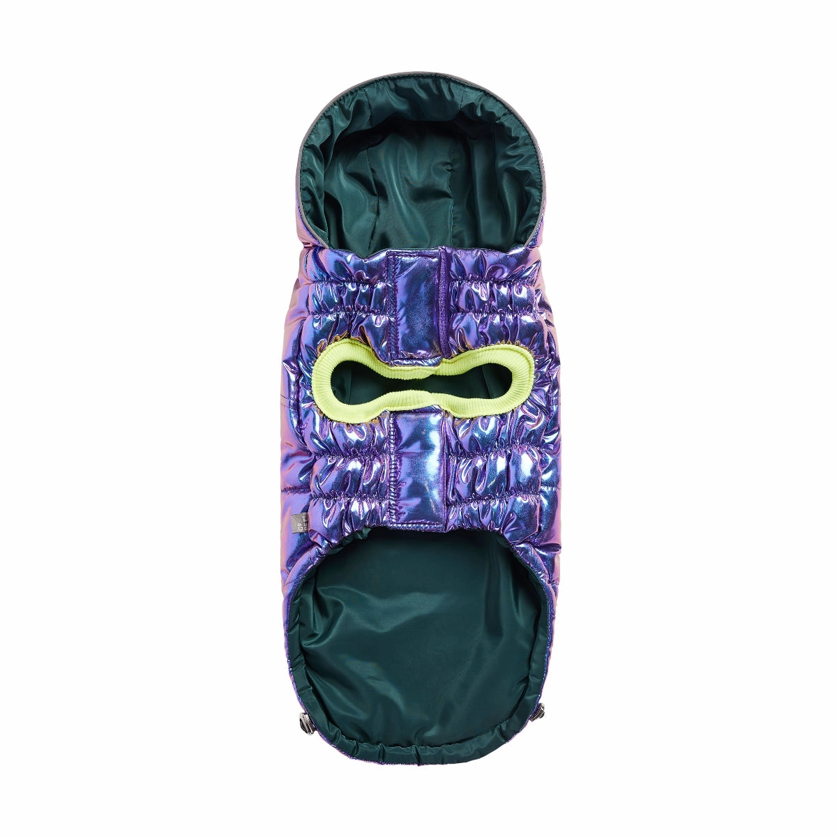 Recycled Parka Dog Jacket Iridescent