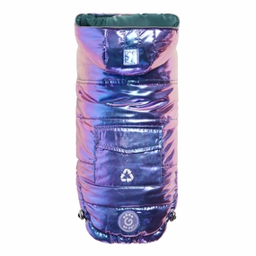 Recycled Parka Dog Jacket Iridescent