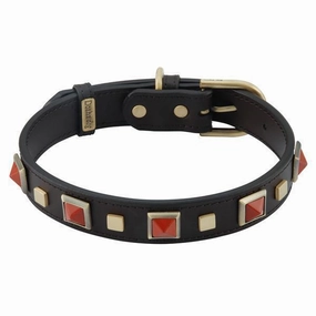 Red Jasper Rock And Roll Dog Collar