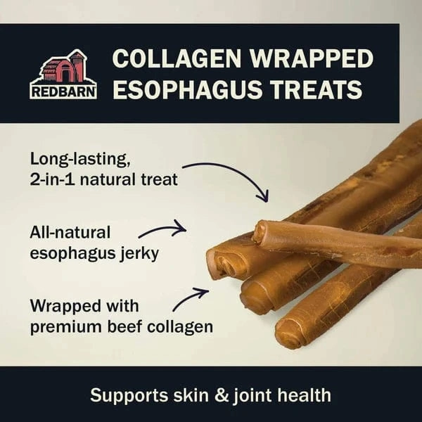 RedBarn Collagen Wrapped Esophagus Stick