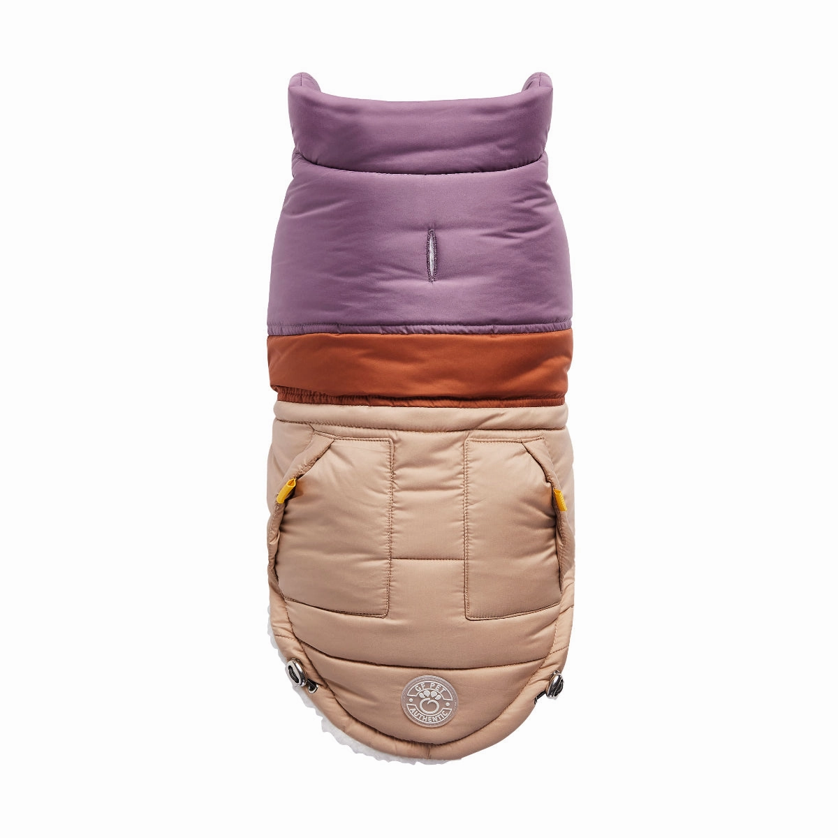 Retro Puffer Dog Jacket Sand
