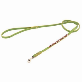 Rhodonite And Red Aventurine Mini Beaded Dog Leash