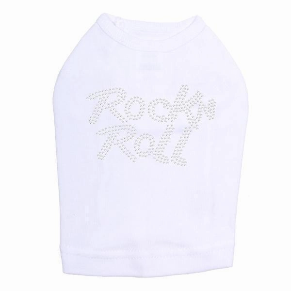 Rock 'N Roll Rhinestone Dog Tank