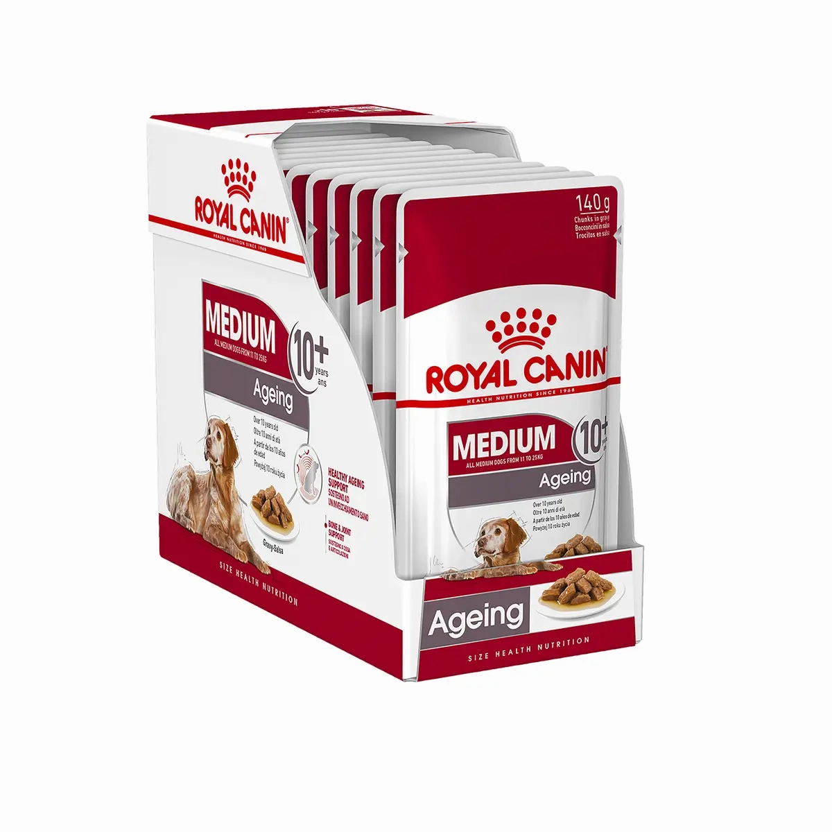 Royal Canin - Ageing 10  Medium Gravy Wet Food 140g