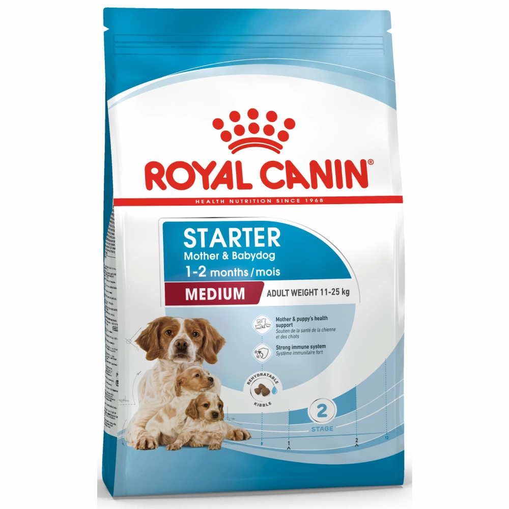 Royal Canin Medium Starter Dry Food for Medium Breed Dog and Puppies