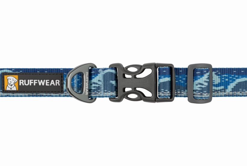 Ruffwear Crag Dog Collar in Midnight Wave