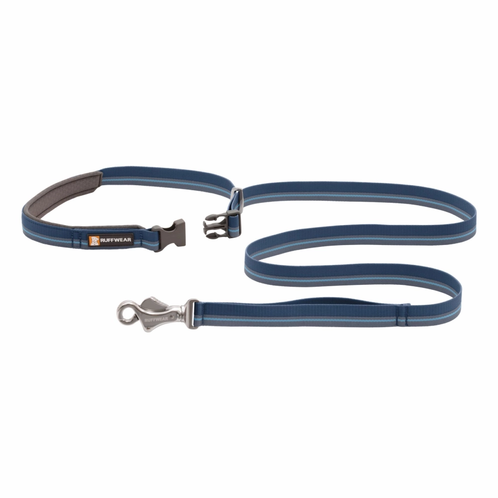 Ruffwear Flat Out Leash for Dogs (Blue Horizon)