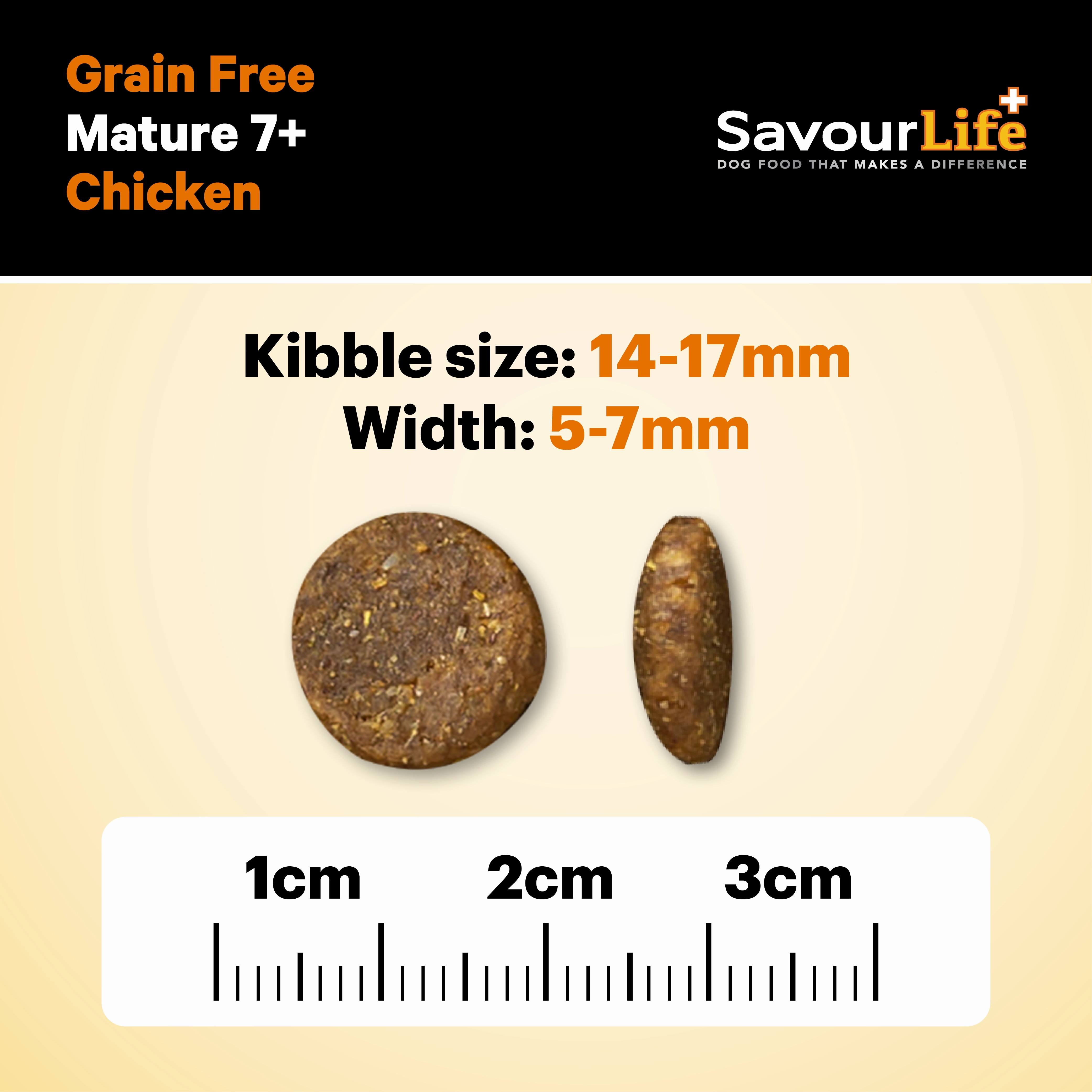 SavourLife - Grain Free Chicken Mature 7  Dog Dry Food (2.5kg)