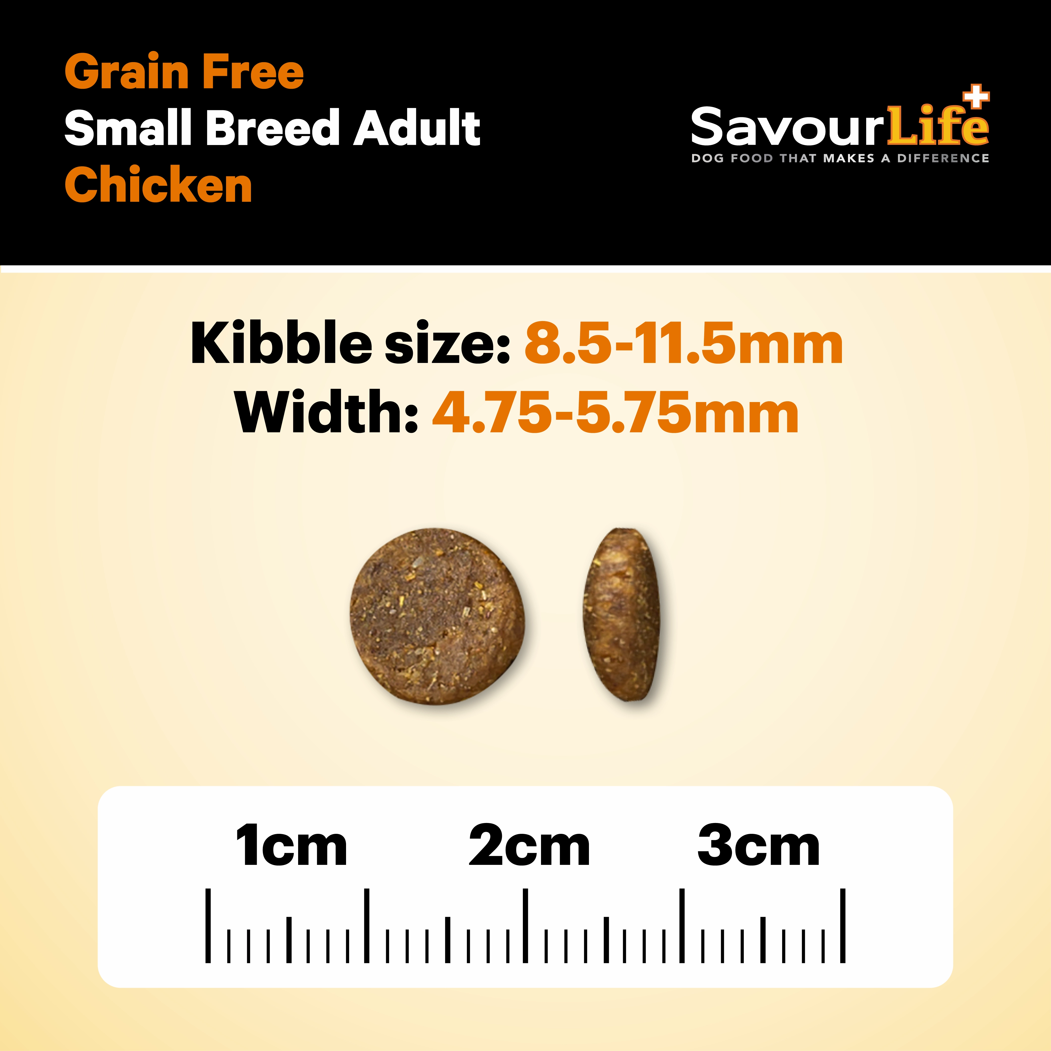 SavourLife - Grain Free Chicken Small Breed Dog Dry Food (2.5kg)