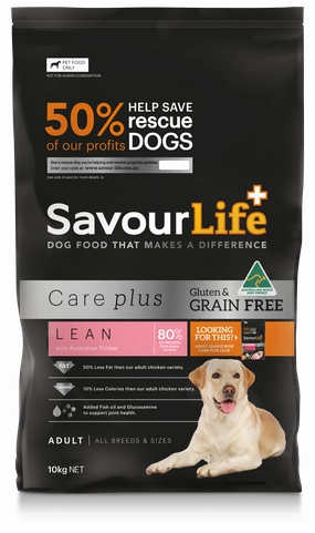 SavourLife - Grain Free Turkey CarePlus Lean Dog Dry Food (10kg)