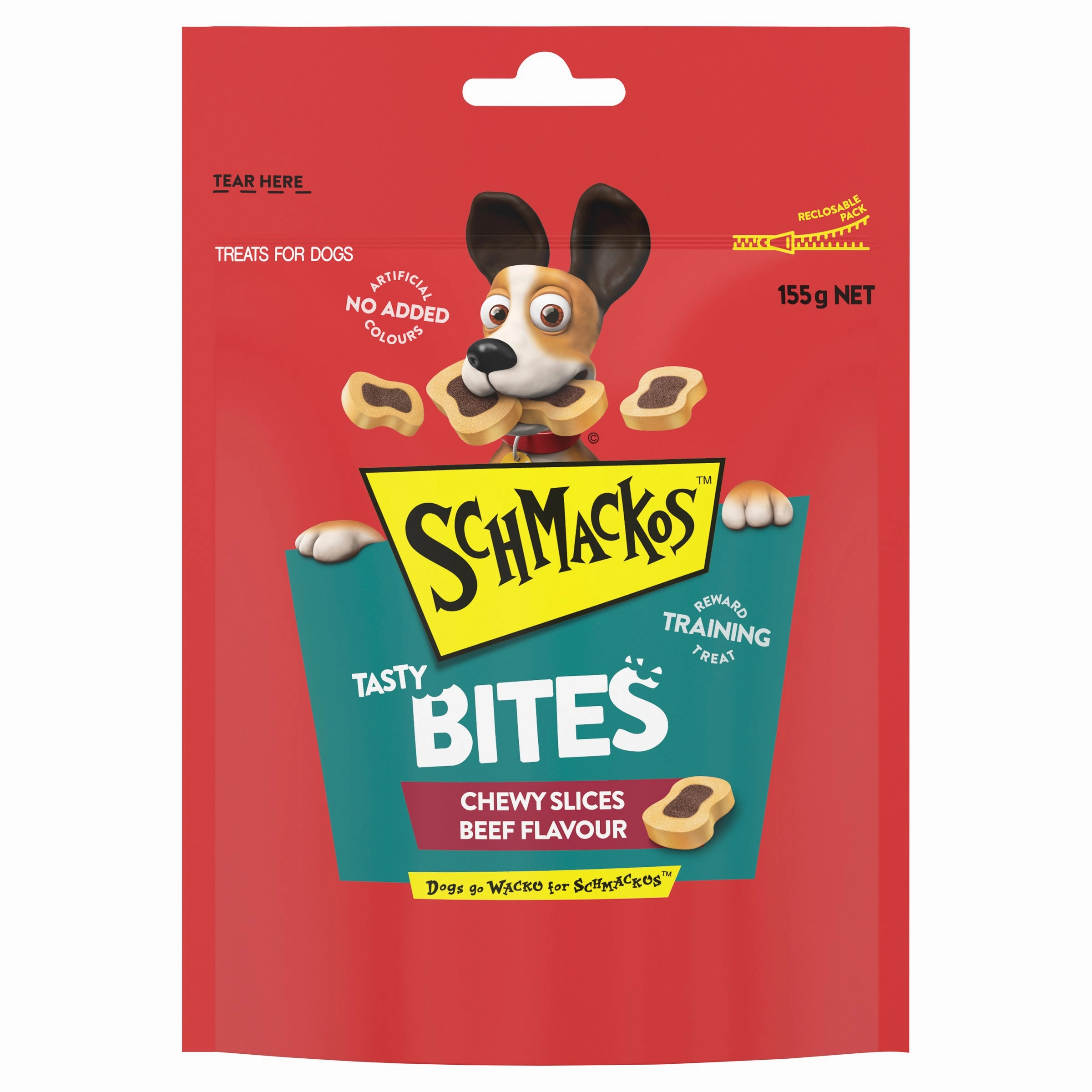 SCHMACKOS - Tasty Bites Chewy Slices Beef (155g)