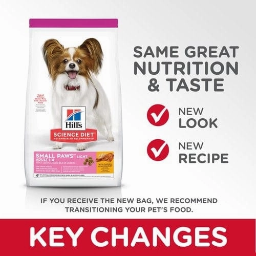 Science Diet Adult Light Small & Mini Chicken Meal & Barley Dry Dog Food, 4.5lb