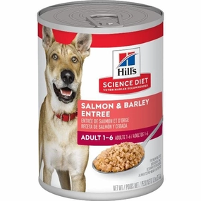 Science Diet Salmon & Barley Entree Adult Canned Dog Food, 13oz