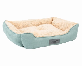 Scruffs - Cosy Box Bed Sage Green (60 x 50cm)