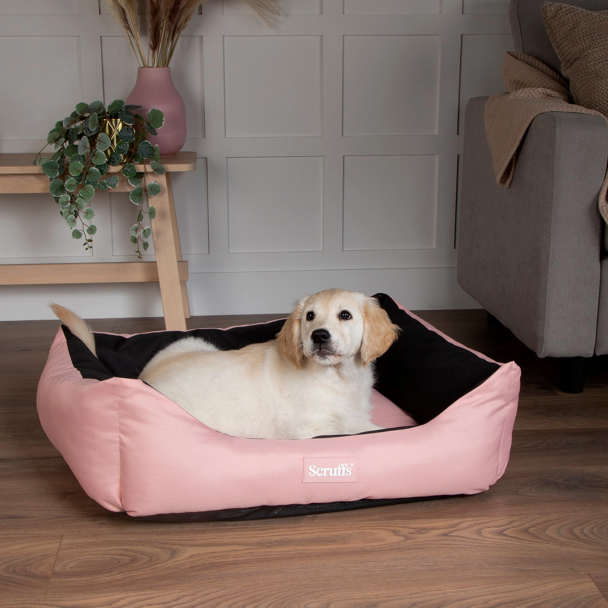 Scruffs - Expedition Box Bed Rose Quartz (60 x 50cm)