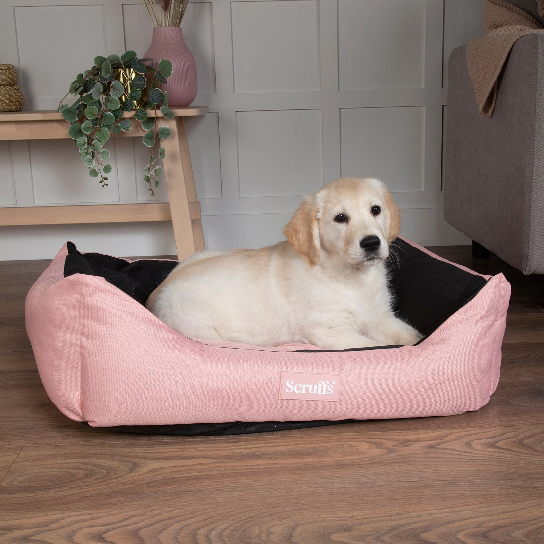 Scruffs - Expedition Box Bed Rose Quartz (60 x 50cm)