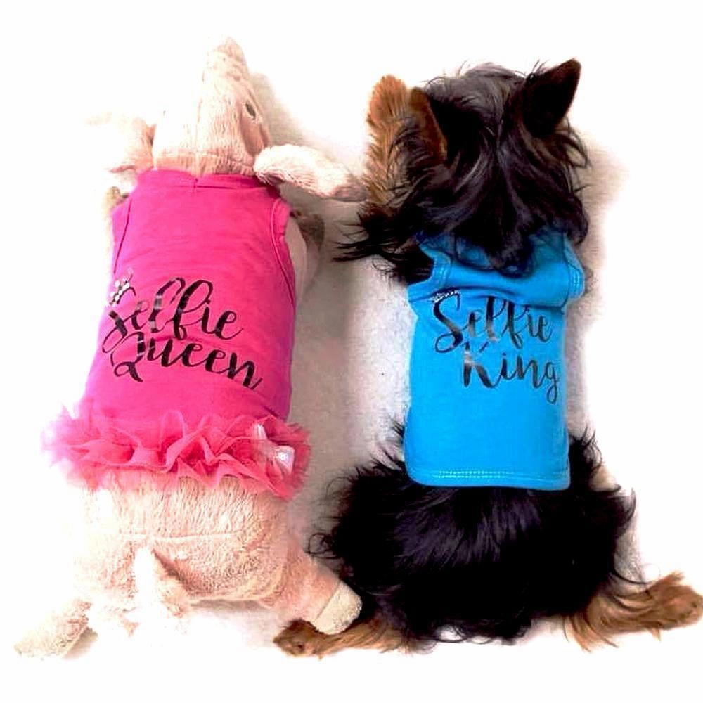 Selfie Queen/Selfie King Dog Tank
