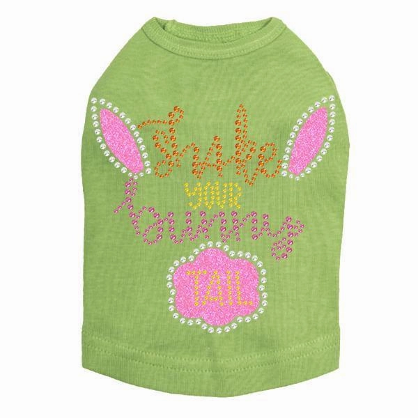 Shake Your Bunny Tail Rhinestone Dog Tank