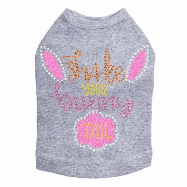 Shake Your Bunny Tail Rhinestone Dog Tank