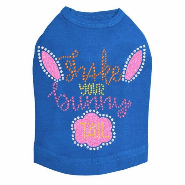 Shake Your Bunny Tail Rhinestone Dog Tank